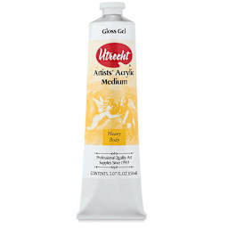 Utrecht Artists' Acrylic Gel Medium - Gloss Gel Medium, 5 oz tube
