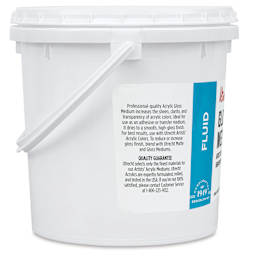 Utrecht Acrylic Medium - Gloss Medium, 128 oz (left side)
