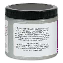 Utrecht Artists' Acrylic Iridescent Tint Medium - 16 oz left side