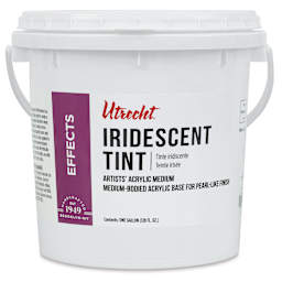 New look! Same formula - Utrecht Acrylic Medium - Iridescent Tinting Medium, Gallon