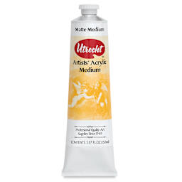 Utrecht Artists' Acrylic Fluid Medium - Matte Medium, 5 oz tube