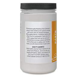 Utrecht Artists' Acrylic Model Paste Extender - 32 oz left side