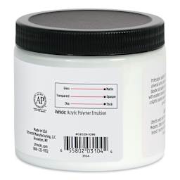 Utrecht Artists' Acrylic Model Paste Extender - 16 oz right side
