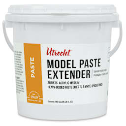 New look! Same formula - Utrecht Artists' Acrylic Model Paste Extender - 128 oz