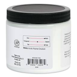 Utrecht Artists' Acrylic Opaque Gel Medium - 16 oz right side