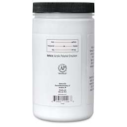 Utrecht Artists' Acrylic Opaque Gel Medium - 32 oz right side