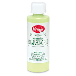 Utrecht Watercolor Paint Masking Fluid - Front of 4 oz bottle shown