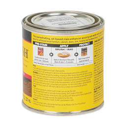 Minwax Wood Finish Oil-Based Penetrating Stain - Red Mahogany, 8 oz back