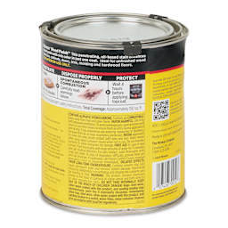 Minwax Wood Finish Oil-Based Penetrating Stain - Dark Walnut, 32 oz side view