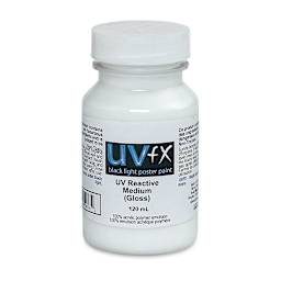 Tri-Art UV FX Medium - UV Reactive Medium - Gloss, 120 ml Bottle