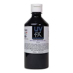 Tri-Art UVFX Black Light Poster Paint - Black, 250 ml