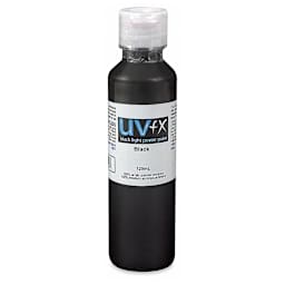 Tri-Art UVFX Black Light Poster Paint - Black, 120 ml