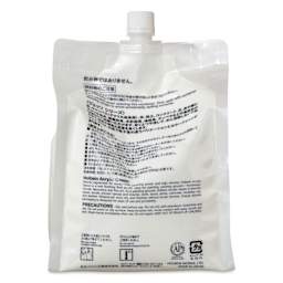 Holbein Acrylic Medium - White Acrylic Gesso, Super Coarse, 2000 ml pouch back
