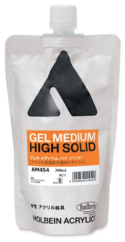 Holbein Acrylic Gel Mediums - High Solid Gel Medium shown upright