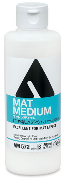 Holbein Acrylic Matte Medium - Front of 200 ml bottle