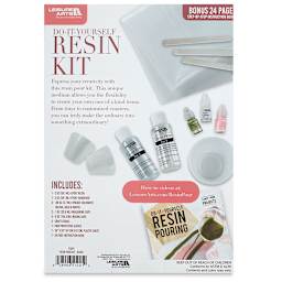 Leisure Arts Resin Pour Kit - Blush (Back of packaging)