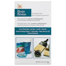 Mod Podge 2-Part Resin Kit - 16 oz (Back of packaging)