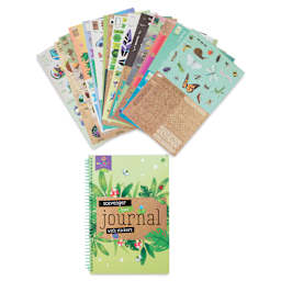 Craft-Tastic Nature Scavenger Hunt Journal Kit, contents laid out