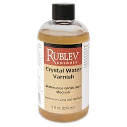 Rublev Crystal Water Varnish Watercolor Medium - 236 ml