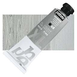 Pebeo XL Studio Oil Paint - Neutral Gray, 37 ml tube and swatch