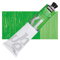Pebeo XL Studio Oil Paint - Cadmium Green Imitation, 200 ml tube and swatch
