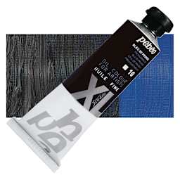 Pebeo XL Studio Oil Paint - Prussian Blue, 37 ml tube and swatch
