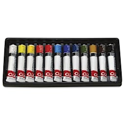 Daler-Rowney Graduate Oil Colors - Assorted, Set of 12, 22 ml tubes