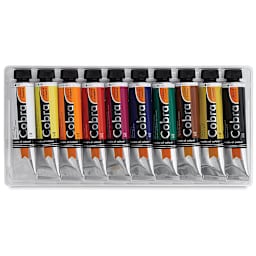 Cobra Artist Water Mixable Oil Paint - Value Set of 10