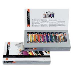 Cobra Artist Water Mixable Oil Paint - Set of 10, Value, 40 ml tubes, contents with packaging
