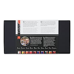 Cobra Artist Water Mixable Oil Paint - Lori McNee Special Edition Set of 10, back of package