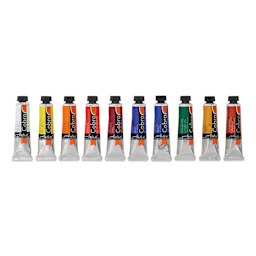 Cobra Artist Water Mixable Oil Paint - Lori McNee Special Edition Set of 10, tubes laid out