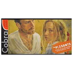 Cobra Artist Water Mixable Oil Paint - Peasants Portrait, Set of 10, 40 ml tube front of package