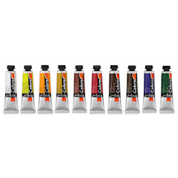 Cobra Artist Water Mixable Oil Paint - Peasants Portrait, Set of 10, 40 ml tube
