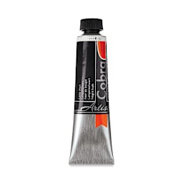 Cobra Artist Water Mixable Oil Paint - Lamp Black, 40 ml tube