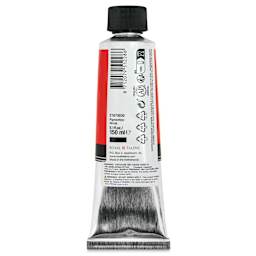 Cobra Artist Water Mixable Oil Paint - Cadmium Red Light, 150 ml tube back