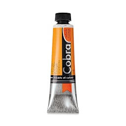 Cobra Artist Water Mixable Oil Paint - Indian Yellow, 40 ml tube