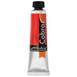 Cobra Artist Water Mixable Oil Paint - Pyrolle Orange, 40 ml tube