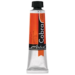 Cobra Artist Water Mixable Oil Paint - Royal Orange, 40 ml tube