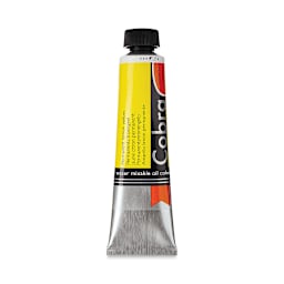 Cobra Artist Water Mixable Oil Paint - Permanent Lemon Yellow, 40 ml tube