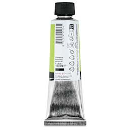Cobra Artist Water Mixable Oil Paint - Yellowish Green, 150 ml tube back