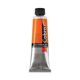 Cobra Artist Water Mixable Oil Paint - Permanent Orange, 150 ml tube