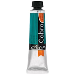 Cobra Artist Water Mixable Oil Paint - Caribbean Blue, 40 ml tube