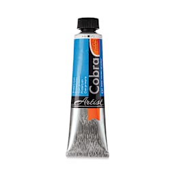 Cobra Artist Water Mixable Oil Paint - Primary Cyan, 40 ml tube