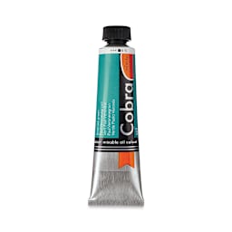 Cobra Artist Water Mixable Oil Paint - Emerald Green, 40 ml tube
