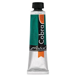Cobra Artist Water Mixable Oil Paint - Viridian, 40 ml tube