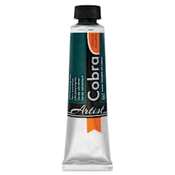 Cobra Artist Water Mixable Oil Paint - Ultramarine Green, 40 ml tube