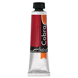 Cobra Artist Water Mixable Oil Paint - Permanent Madder Brown, 40 ml tube