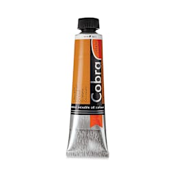 Cobra Artist Water Mixable Oil Paint - Deep Gold (Metallic), 40 ml tube