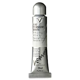 Holbein Vernét Superior Artists' Oil Color - Titanium White, 20 ml tube