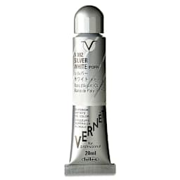Holbein Vernét Superior Artists' Oil Color - Silver White Flake (Poppy), 20 ml tube